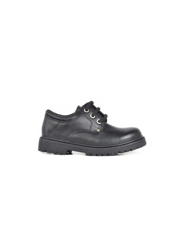 Boys Bronx, Pluto, Casual Black Lace Up – Bolton Shoes