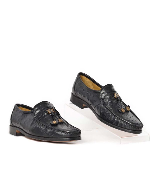 Mens Crockett & Jones, Evan, Formal Black Moccasins – Bolton Shoes