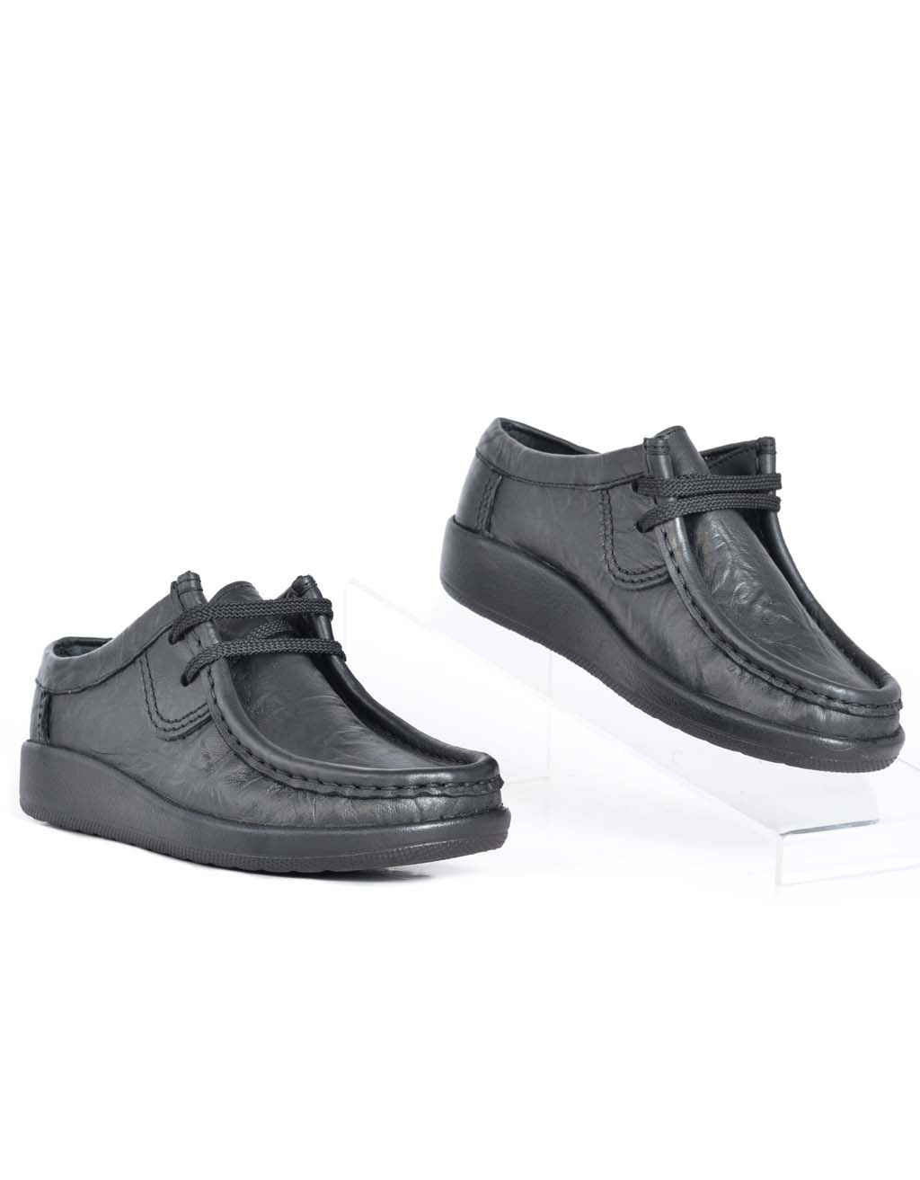 Kiddies Grasshoppers, Hornsby, Casual Black Lace Up – Bolton Shoes