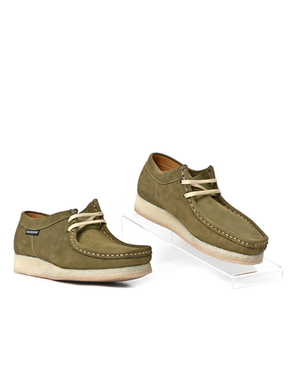 Mens Grasshoppers, Tego, Casual Olive Moccasins – Bolton Shoes
