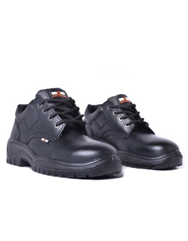 BRONX EXCEL BLK MENS STC L/UP Bolton Shoes