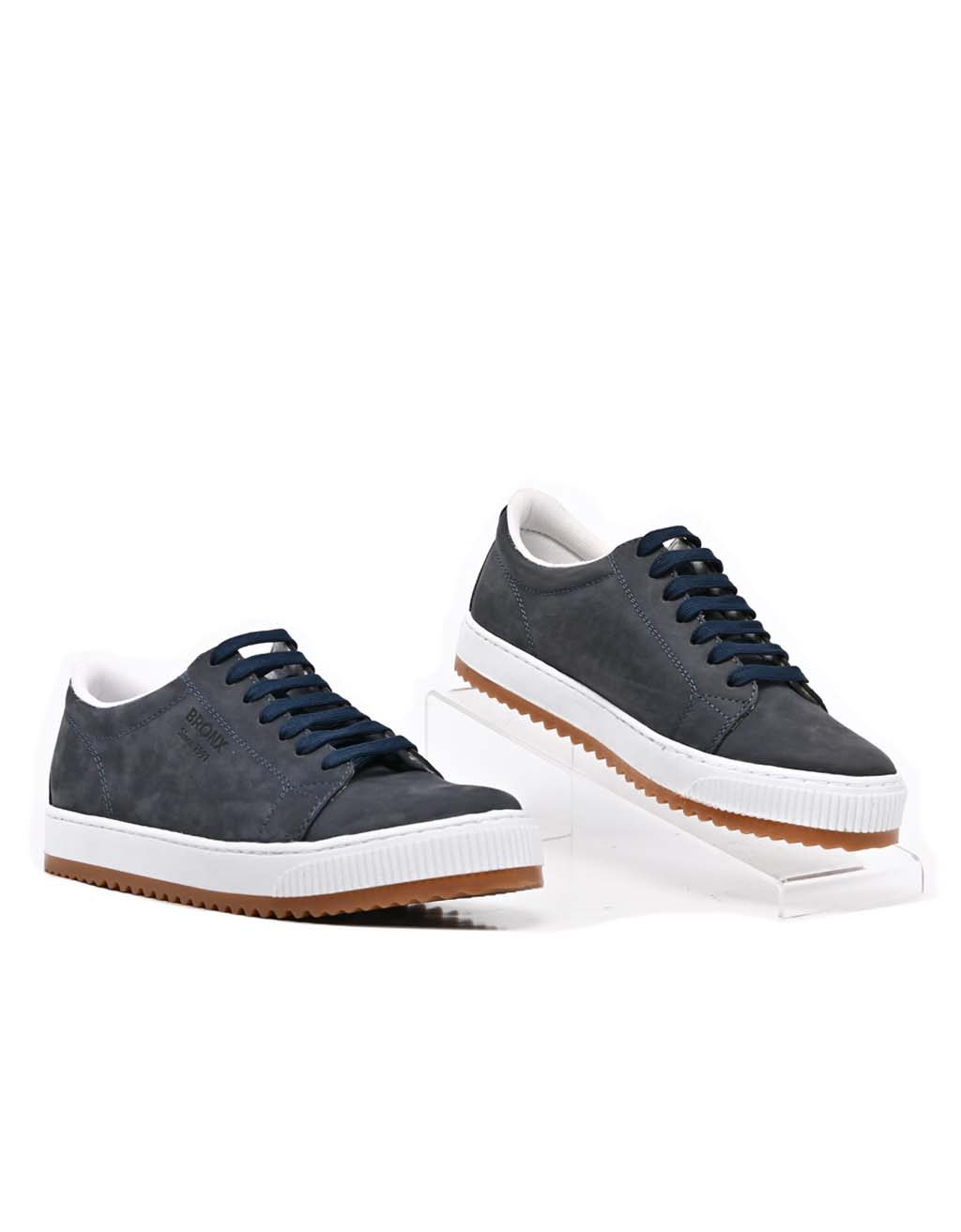 Mens Bronx, Disco, Casual Navy Lace Up – Bolton Shoes