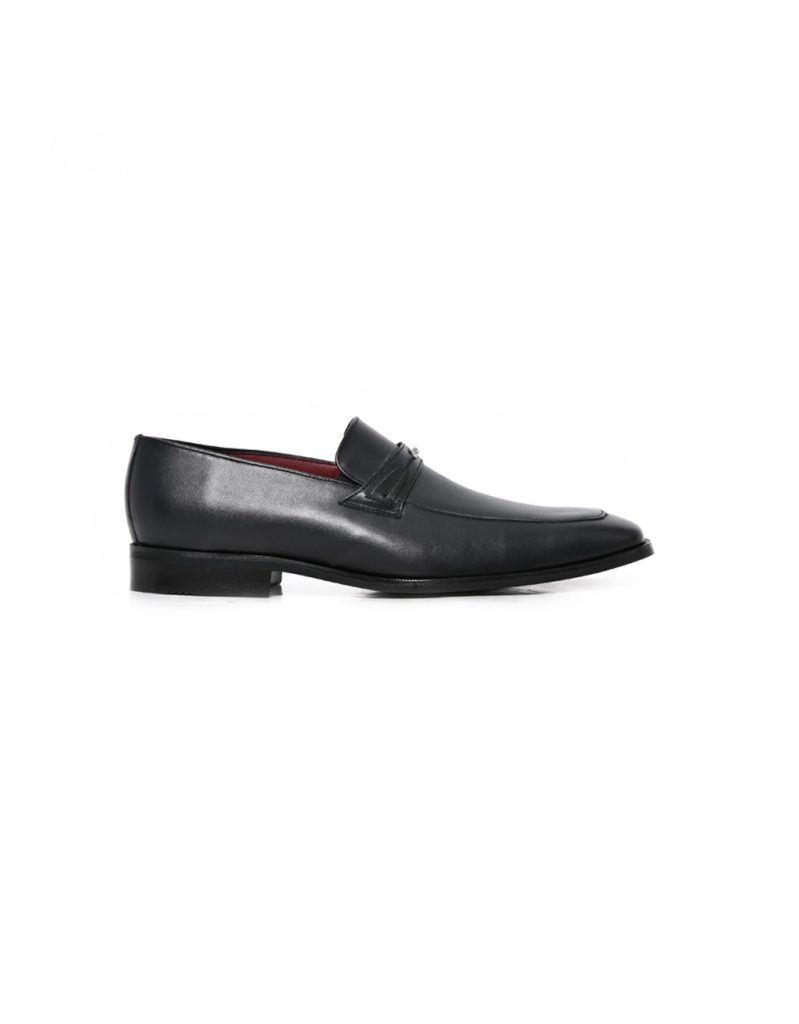 Mens Anton Fabi, Romeo, Formal Navy Slip On - Bolton Shoes