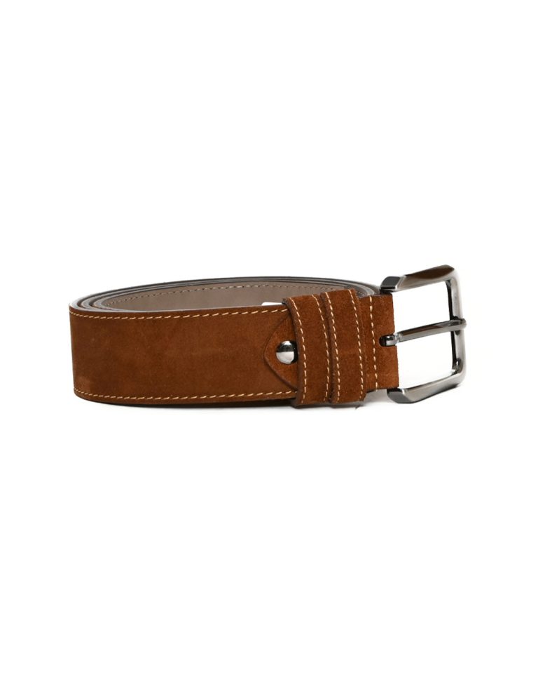 Brown Suede Belt