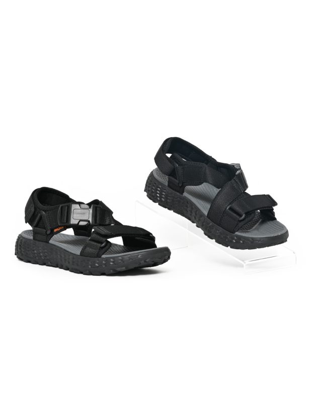 velcro sandals black