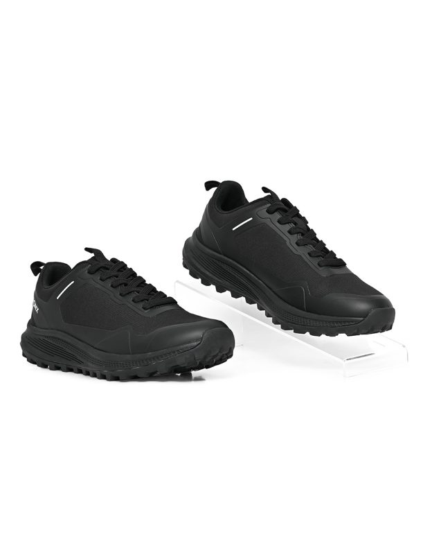 Mens Bronx Turbo Casual Black Lace Up