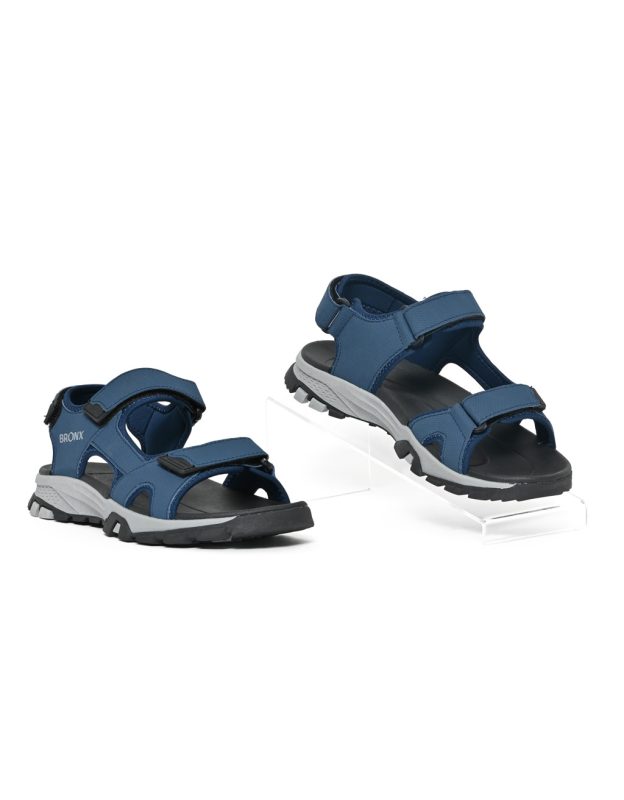 Navy Velcro Sandals