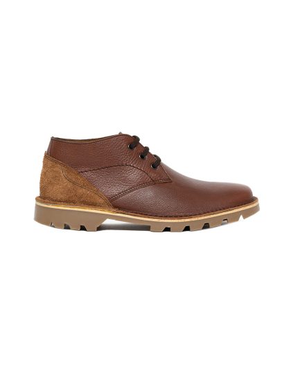 Mens Bronx, Leather Slick, Casual Cognac Boot